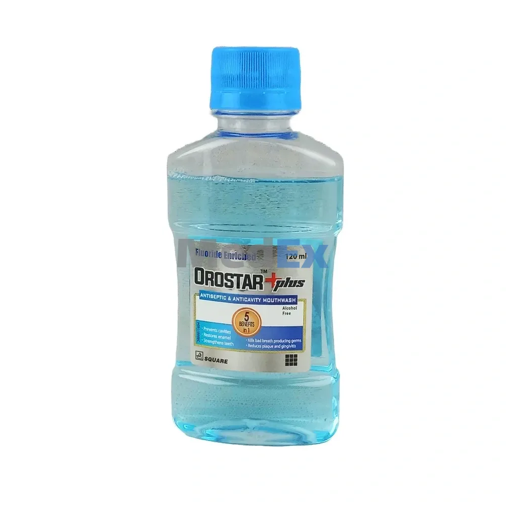 Pack Image of Pack Image: Orostar Plus Mouthwash (120 ml bottle)