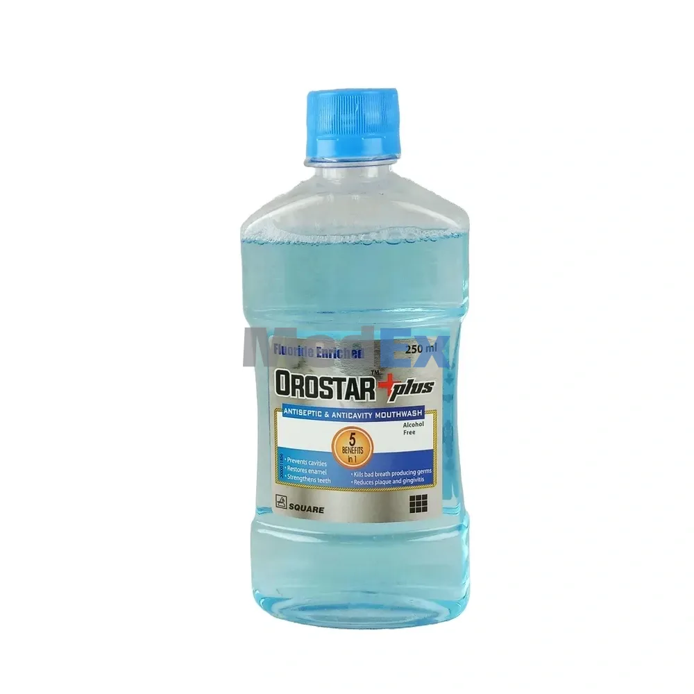 Pack Image of Pack Image: Orostar Plus Mouthwash (250 ml bottle)